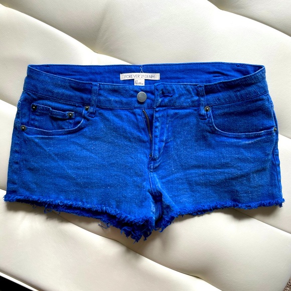 Blue Jean Shorts - Picture 1 of 3